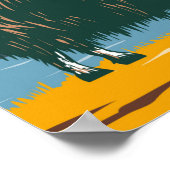 アウラヴィックナショナルパークカナダムスコックスヴィンテージ ポスター (角)