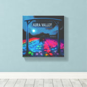 アウラ農業カラフルバレー キャンバスプリント (インサイチュ (ウッドフロア))