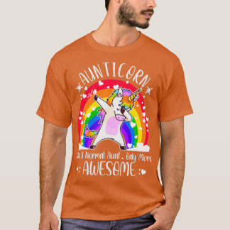 アウンチコーンUnicorn Unicornをノーマルのようにダビング Tシャツ