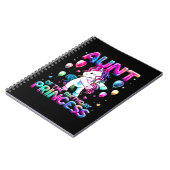 アウンティオの誕生日プリンセスガールフロッシングユニック ノートブック (左側)