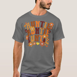 アウンティオータム秋ヴィンテージレトログルーヴィヒッパイフロロ Tシャツ