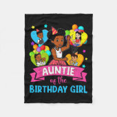 アウンティグラシーのコーナー誕生日人形かわいいパーティーG フリースブランケット (正面)