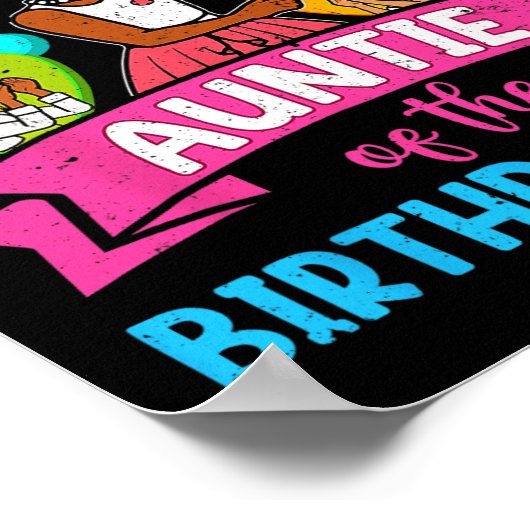 アウンティグラシーのコーナー誕生日人形かわいいパーティーG ポスター (角)