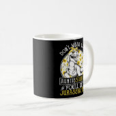 アウンティサウルスジュラスキック叔母Tレックス コーヒーマグカップ (正面右)