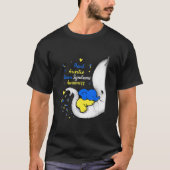 アウンティ誇りを持ったダウン症候群認識度デイエレファント Tシャツ (正面)