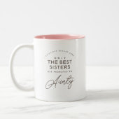 アウンティ |妊娠告知ミニマリストコーヒー ツートーンマグカップ (左)