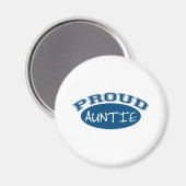 アウンテ誇りを持った（青） マグネット (正面/裏面)