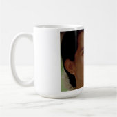 アウン・サン・スー・チーのマグ コーヒーマグカップ (左)