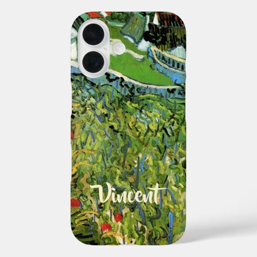 アウヴェールを見下ろすぶどう畑 ヴィンセント・ヴァン・ゴッホ Case-Mate iPhoneケース (裏面)