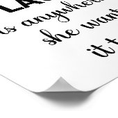 アウーマンズプレイス感動的引用文 ポスター (角)