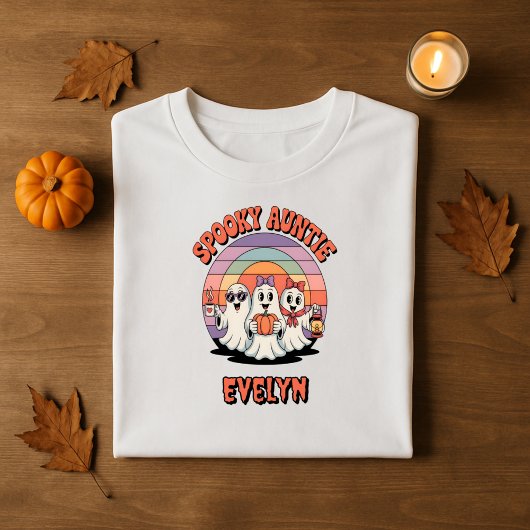 アウ不気味ンティレトロ幽霊ハロウィーンウーメン Tシャツ