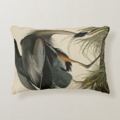 アウ素晴らしドゥボンのアメリカ鳥のブルーヘロン アクセントクッション (正面)