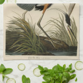 アウ素晴らしドゥボンのアメリカ鳥のブルーヘロン キッチンタオル (折り畳み)