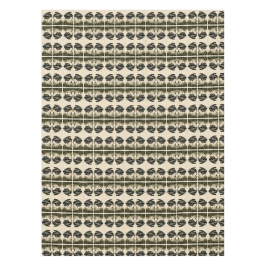 アウ素晴らしドゥボンのアメリカ鳥のブルーヘロン テーブルクロス (正面)