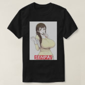 アエガオ先輩1 Tシャツ (デザイン正面)