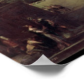 アエネースのカルタゴからの出国 ポスター (角)