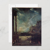 アエネースのカルタゴからの出国 ポストカード (正面/裏面)