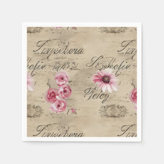 アエフフランスのエマラデザインシリーズ20 スタンダードカクテルナプキン (正面)