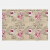 アエフフランスのエマラデザインシリーズ20 ラッピングペーパーシート (正面3)