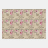 アエフフランスのエマラデザインシリーズ20 ラッピングペーパーシート (正面2)