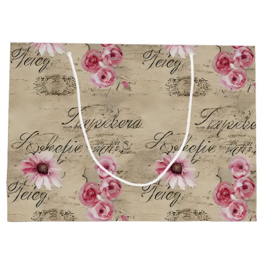 アエフフランスのエマラデザインシリーズ20 ラージペーパーバッグ (裏面)