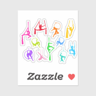 アエリアリストエアリアルクリラシルエット虹 シール