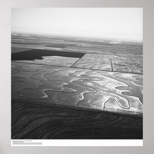 アエリアル、サクラメント渓谷、田、1966年5月 ポスター (正面)