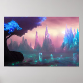 アエルティアンの紺碧の丘 ポスター