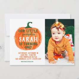 アエルリトルパンプキンフォト招待状 招待状