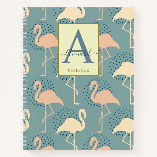 アエレガントトインスパイアフパターン(の模様が)あるン ノートブック (正面)