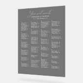 アエレガントベ結婚ルベット アクリルサイン (傾斜)