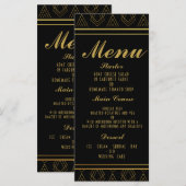 アエレガントルト結婚・デコのメニューテンプレート メニュー (正面/裏面)