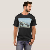 アエロフロート・ロシア航空Tu 114の定期旅客機 Tシャツ (正面フル)