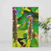 アオイと花 便箋 (スタンド正面)