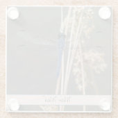 アオイ ガラスコースター (裏面)