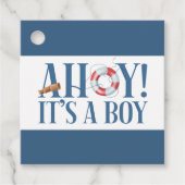 アオイIts a Boy Blueタイポグラフィありがとう フェイバータグ (正面)