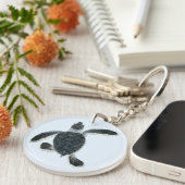 アオウミガメのHatchling Keychain キーホルダー (正面右)