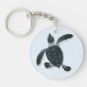 アオウミガメのHatchling Keychain キーホルダー (正面)