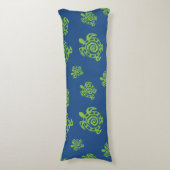 アオウミガメパターン ボディピロー (正面縦)