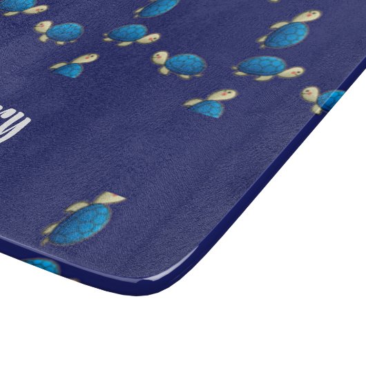 アオウミガメ カッティングボード (角)