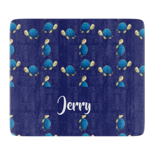 アオウミガメ カッティングボード (正面)