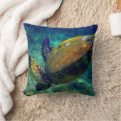 アオウミガメ クッション (ブランケット)