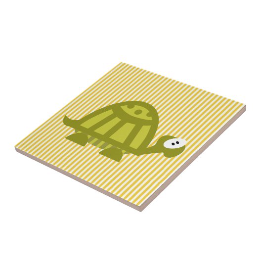 アオウミガメ タイル (側面)