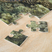 アオウミガメ（チェロニア・ミダス）は2匹 ジグソーパズル (側面)