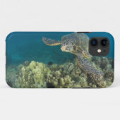 アオウミガメ（チェロニア・ミダス）は2匹 Case-Mate iPhoneケース (裏面(横))