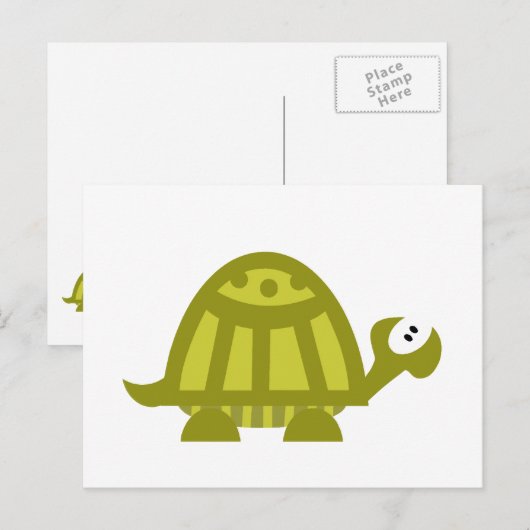 アオウミガメ ポストカード (正面/裏面)