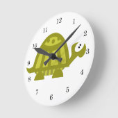 アオウミガメ ラウンド壁時計 (傾斜)