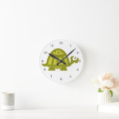 アオウミガメ ラウンド壁時計 (ホーム)