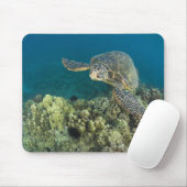 アオウミガメ (Chelonia mydas) は2 マウスパッド (マウス)