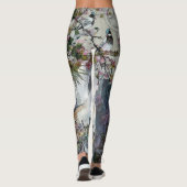 アオカケスのセレナーデの春 レギンス (裏面)